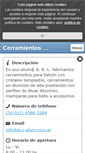 Mobile Screenshot of cerramientos-eco-alum.com